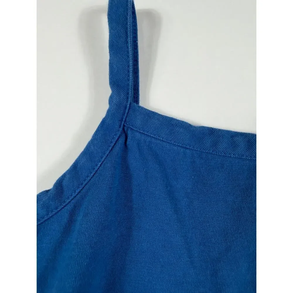Hanna Andersson Colorblock Tiered Tank Dress Size 4